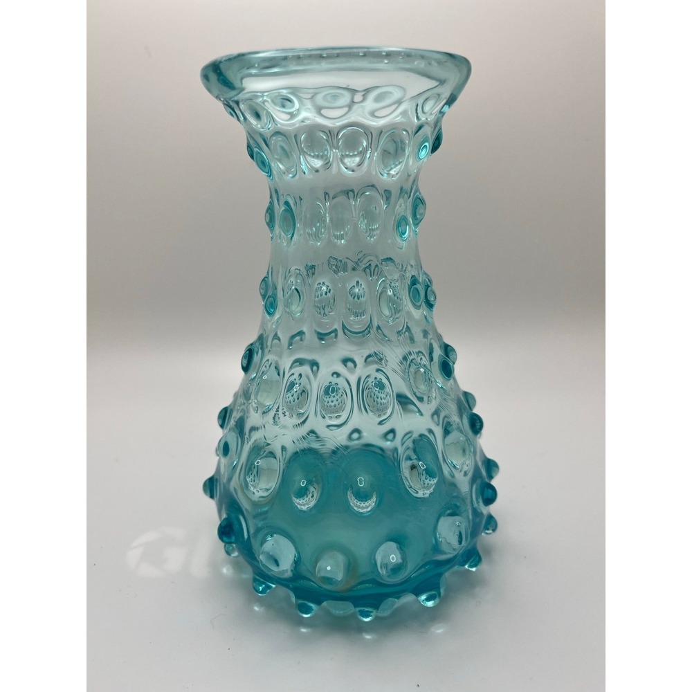 Vintage‎ Hobnail Vase Aquamarine